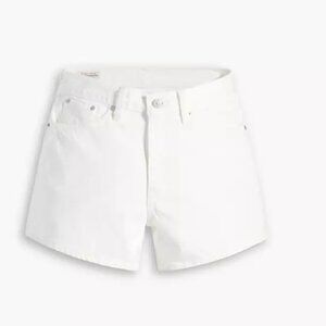 Levi's White 5" Shorts Classic Denim Style Size 6
